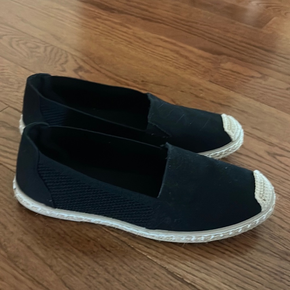 Black espadrilles flats. Women’s 11. New without tags